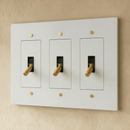 The Brass 4-Way Toggle Switch (1 to 5 Gang)