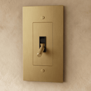 The Brass 4-Way Toggle Switch (1 to 5 Gang)