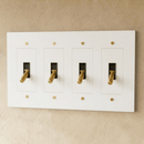 The Brass Toggle Switch (1 to 5 Gang)