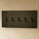 The Brass 4-Way Toggle Switch (1 to 5 Gang)