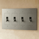 The Brass 4-Way Toggle Switch (1 to 5 Gang)