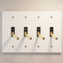 The Brass Toggle Switch (1 to 5 Gang) - Open Box