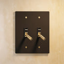 The Brass Toggle Switch (1 to 5 Gang) - Open Box