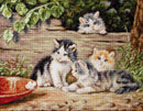 The Cats B556L Counted Cross-Stitch Kit