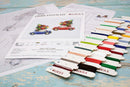 The Gift Car JK035L Counted Cross-Stitch Kit