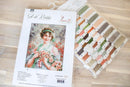The Girl with Roses B553L Counted Cross-Stitch Kit