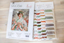 The Girl with Roses B553L Counted Cross-Stitch Kit
