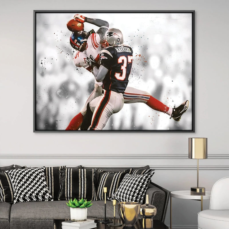 The Helmet Catch Canvas