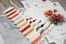 The Poppy Flowers B7024L Counted Cross-Stitch Kit