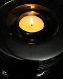 the KATE Jacobs WWII Radial Engine Piston Mirror Polished Tea Light Candle Holder