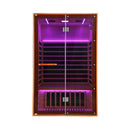 Thermora Fontaine 2-Person Luxury Canadian Hemlock Infrared Sauna With Glass Front (SAK97216)