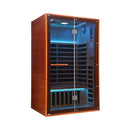 Thermora Fontaine 2-Person Luxury Canadian Hemlock Infrared Sauna With Glass Front (SAK97216)