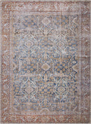 Rust Mair Traditional Washable Area Rug - Clearance