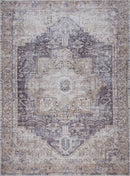 Beige Rosman Washable Area Rug - Clearance