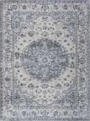 Blue Hiti Washable area rug - Clearance