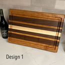 Thick Hardwood Cutting Board | 2" Thick | Walnut | Maple | Cherry