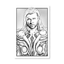 Thor Sketched Canvas