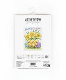 Three Chicks with Daffodils and Egg L8059 Counted Cross Stitch Kit