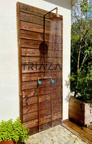 Unlacquered copper showerhead - Dommed Style