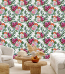 Fashionable Peonies Wallpaper Fashionable