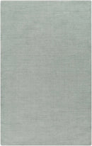 Brockton Solid Dusty Sage Wool Rug