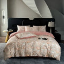 Tie dye blue & white cotton bedding set bedroom duvet cover