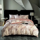 Tie dye blue & white cotton bedding set bedroom duvet cover