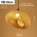 Tiered golden lattice decorbites bamboo chandelier dining room light