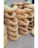 Tiered golden lattice decorbites bamboo chandelier dining room light
