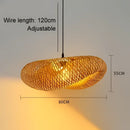 Tiered golden lattice decorbites bamboo chandelier dining room light