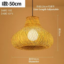 Tiered golden lattice decorbites bamboo chandelier dining room light