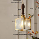 Tiffany green & cream stained glass led pendant lamp dining room