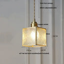 Tiffany green & cream stained glass led pendant lamp dining room
