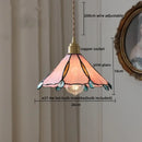 Tiffany stained glass copper led pendant lamp dining room hanging light