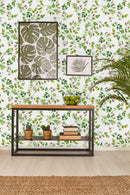 Tiny Roses and Leaves Wallpaper