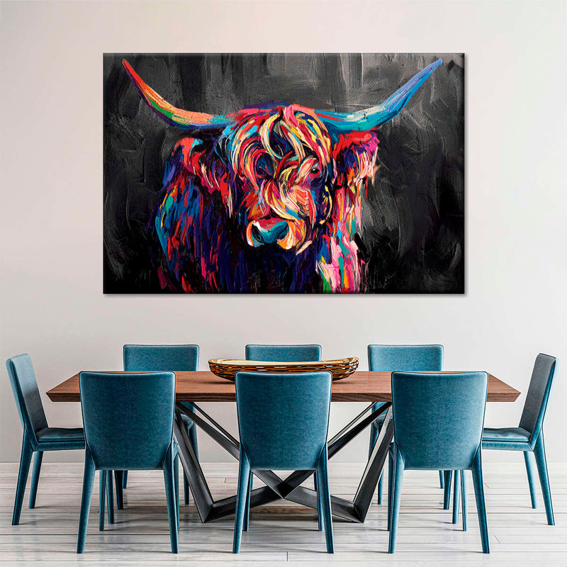 Highland Cow Acrylic Wall Art