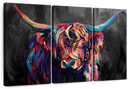 Highland Cow Acrylic Wall Art