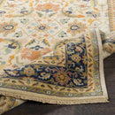 St Ives Traditional Burnt Orange Area Rug