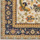 St Ives Traditional Burnt Orange Area Rug