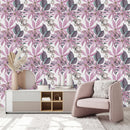 Stylish Exotic Flowers Wallpaper Smart
