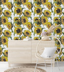 Stylish Sunflowers Wallpaper Fashionable