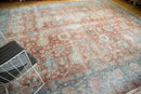 11x14 Vintage Distressed Tabriz Carpet