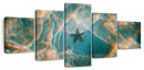 Sandy Underwater Starfish Wall Art
