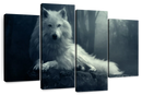 Simple Wolf Wall Art