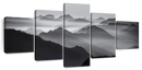 Andes Mountains In Mist Wall Art