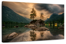Magical Lakeside Mountain Wall Art