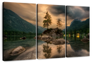 Magical Lakeside Mountain Wall Art