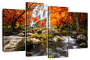 Stunning Autumn Waterfall Wall Art