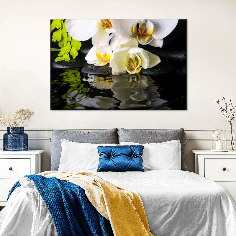 Delicate Zen Orchids Wall Art