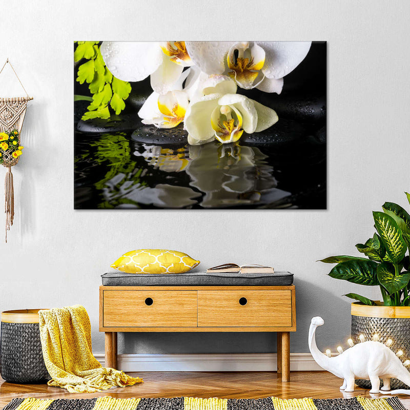 Delicate Zen Orchids Wall Art